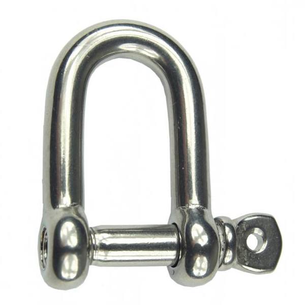 Schraubschäkel 8 mm, gerade, Bruchlast 2800 kp
