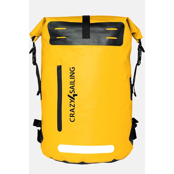 C4S Rucksack 35l gelb wasserdicht, PVC