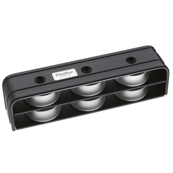 Pfeiffer Umlenkblock, 2 x 3 Rollen, für Tau bis 12 mm Pfeiffer Umlenkblock, 2 x 3 Rollen, für Tau bis 12 mm