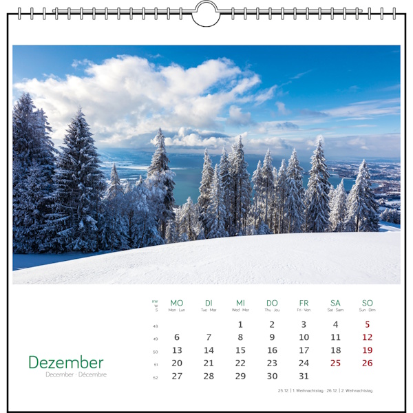 Östlicher Bodensee Tischkalender - Stadler Kalender 2027