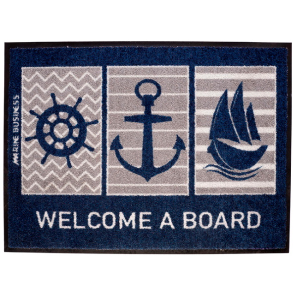 Marine Business Antirutschmatte "Welcome on Board" 70 x 50 cm Marine Business Antirutschmatte "Welcome on Board" 70 x 50 cm