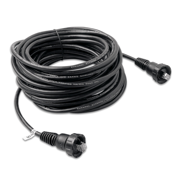 Garmin Netzwerkkabel Marine Schwarz 12m RJ45 auf RJ45