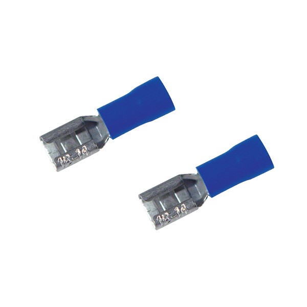 Flachsteckhülsen blau 6,3mm Flachsteckhülsen blau 6,3mm
