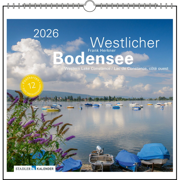Westlicher Bodensee Tischkalender - Stadler Kalender 2026 17 x 17 cm Westlicher Bodensee Tischkalender - Stadler Kalender 2026 17 x 17 cm