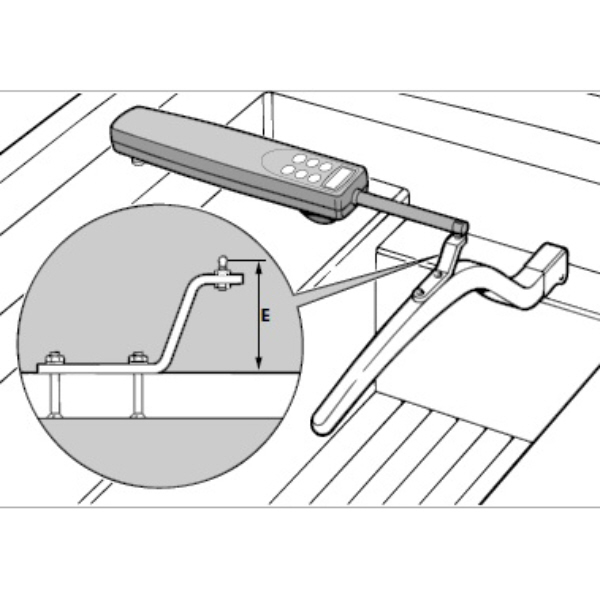 Zubehör für Raymarine ST - Autopiloten: Unterbauwinkel, D 160, 12,7 cm