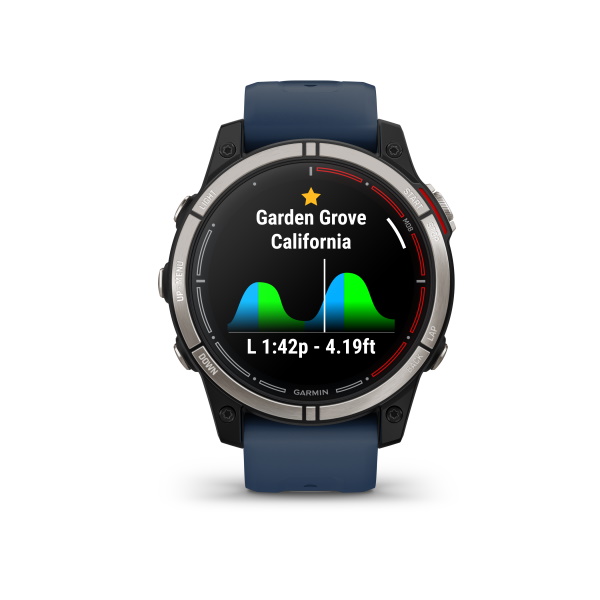 Garmin quatix 7 Sapphire Amoled Titan, Mit AMOLED-Display