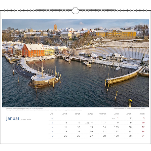 Malerischer Bodensee - Stadler Kalender 2027 - 35 x 31cm