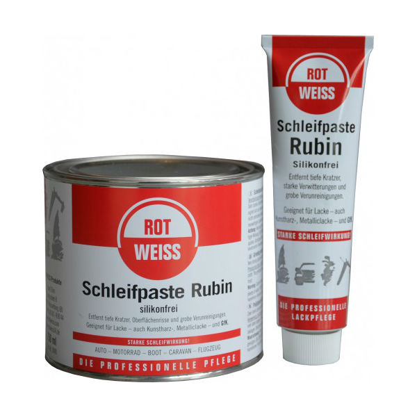 ROTWEISS - Schleifpaste Rubin 100 ml ROTWEISS - Schleifpaste Rubin 100 ml