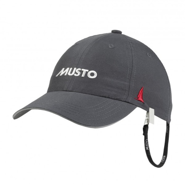 MUSTO fast dry Crew Cap Charcoal MUSTO fast dry Crew Cap Charcoal