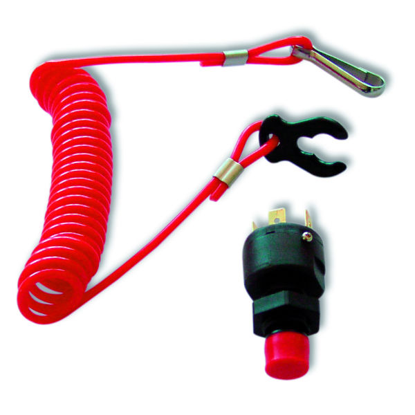 Stop-Schalter für die Zündung mit Kabel und Clip Stop-Schalter für die Zündung mit Kabel und Clip