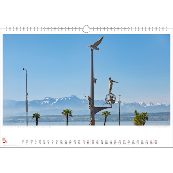 Malerischer Bodensee 48 x 33 cm - Stadler Kalender 2027