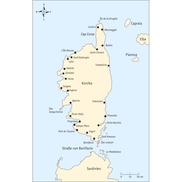 Törnführer Korsika - Sardinien - Elba, Klaus-Jürgen Röhring