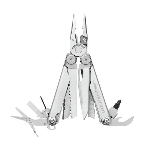 Leatherman Wave® + Multitool mit 18 Tools incl. schwarzem Nylonholster Leatherman Wave® + Multitool mit 18 Tools incl. schwarzem Nylonholster