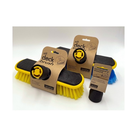 Revolve™Decksbürste gelb hart - Zubehör Revolve™ Bootshaken