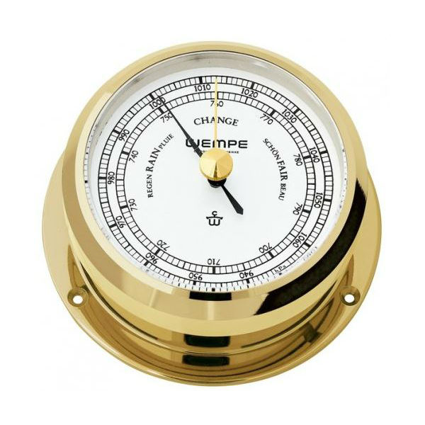 Wempe Pirat II Messing Barometer Wempe Pirat II Messing Barometer