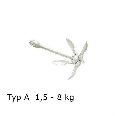 Klappdraggen  1,5 kg (Typ A)