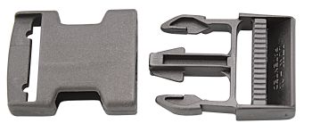 Steckschnalle für 25 mm Gurt Schwarz