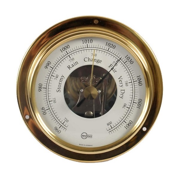 Barigo Mini Barometer  Ø 70 mm Messing