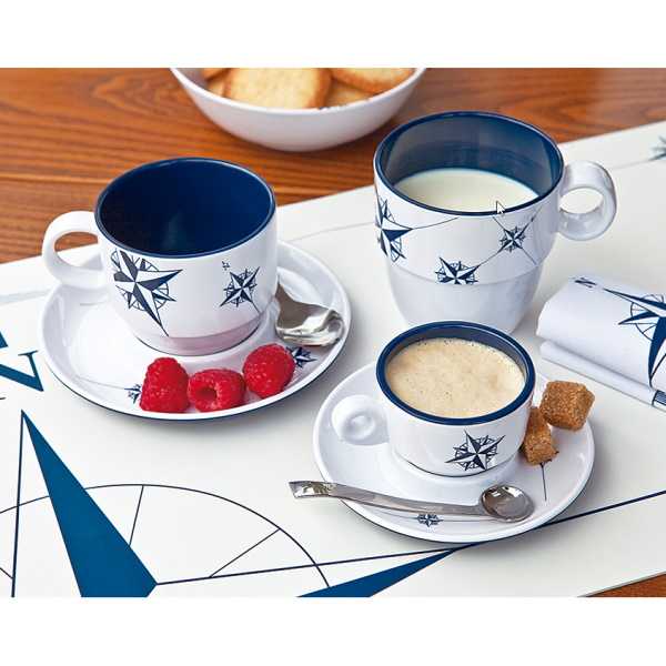 Marine Business Tasse mit Untertasse "Northwind" 220 ml