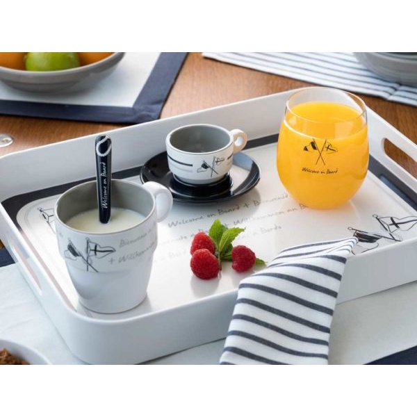 Marine Business "Welcome on Board" Serviertablett