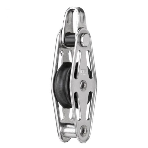HS Gleitlagerblock einfach mit Bügel und Hundsfott 6 mm HS Gleitlagerblock einfach mit Bügel und Hundsfott 6 mm