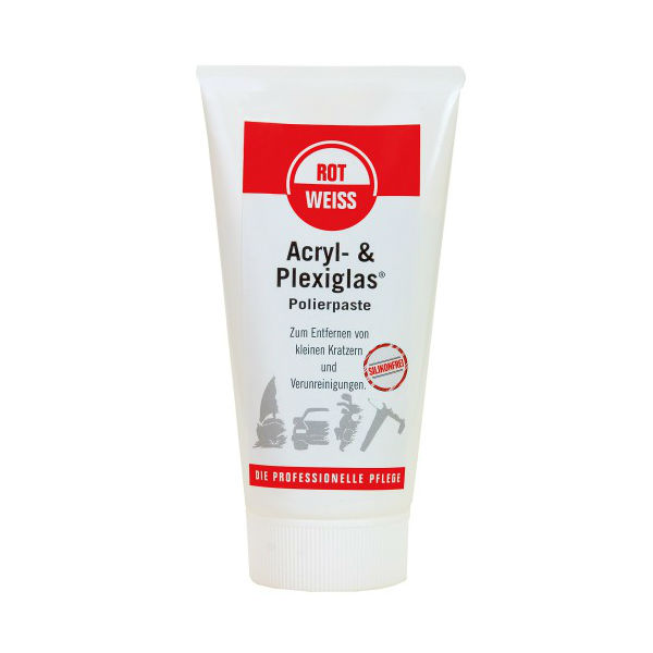 ROTWEISS - Acryl- & Plexiglas® Polierpaste 150 ml ROTWEISS - Acryl- & Plexiglas® Polierpaste 150 ml