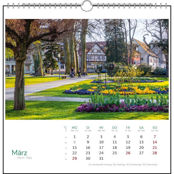 Östlicher Bodensee Tischkalender - Stadler Kalender 2027