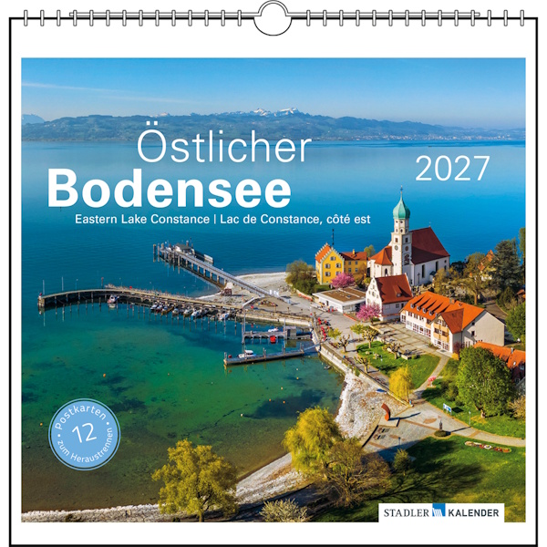 Östlicher Bodensee Tischkalender - Stadler Kalender 2027
