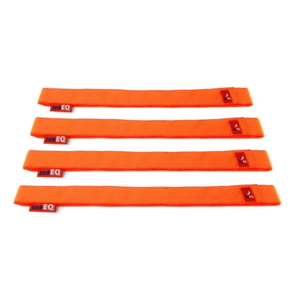 SeaEQ Klettband HTL 1500 4 Stück 150 cm orange
