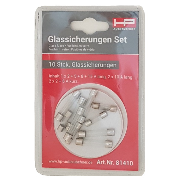 HP Glassicherungen Set - Sortiment