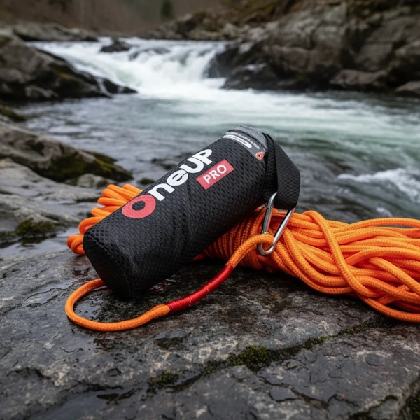 OneUP Pro selbstaufblasbarer Rettungsring 110 N Auftrieb - mit Bodenseezulassung