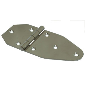 Niro-Scharniere poliert, Breite: 70 mm. Niro-Scharniere poliert, Breite: 70 mm.