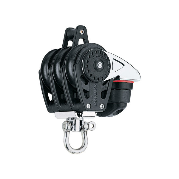 Harken 40mm Carbo AirBlock dreifach mit Wirbel und Hundsfott H2648 Harken 40mm Carbo AirBlock dreifach mit Wirbel und Hundsfott H2648