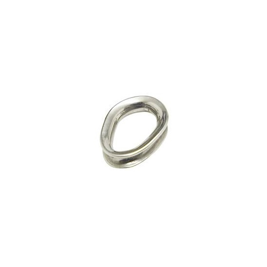 Herzkausch, geschlossene Form, Edelstahl, für Draht 4 mm Herzkausch, geschlossene Form, Edelstahl, für Draht 4 mm