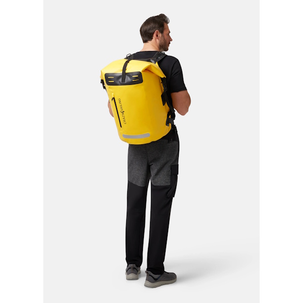 C4S Rucksack 35l gelb wasserdicht, PVC