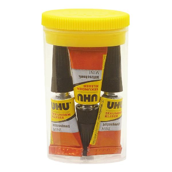 UHU Sekundenkleber 3-er Set 3x1g UHU Sekundenkleber 3-er Set 3x1g
