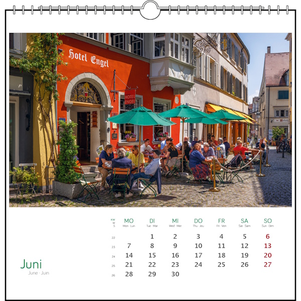 Östlicher Bodensee Tischkalender - Stadler Kalender 2027