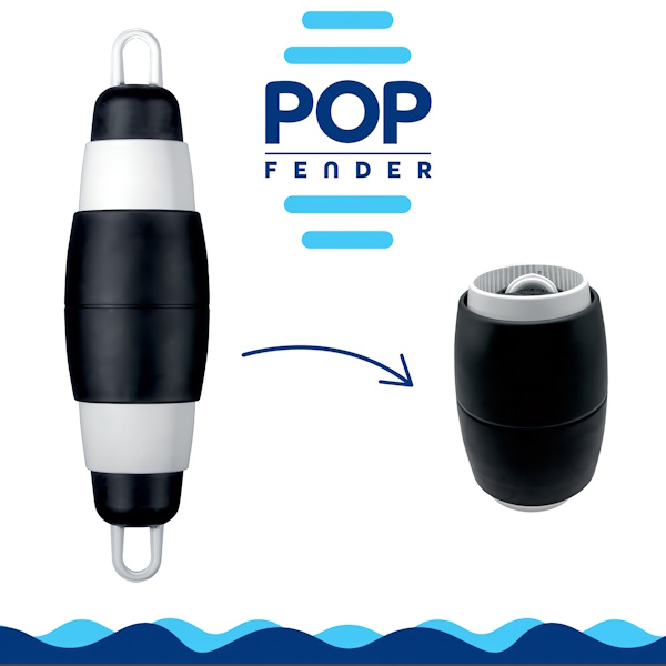 Popfender Zebra weiß Ø 215 mm