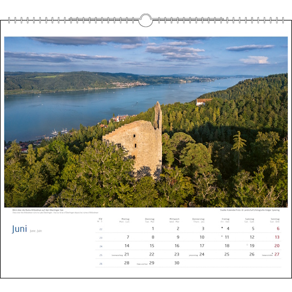 Malerischer Bodensee - Stadler Kalender 2027 - 35 x 31cm