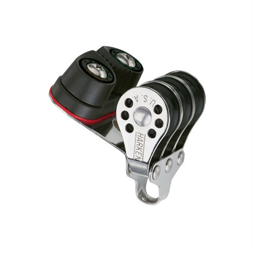 Harken 6mm Micro-Dreifachblock mit Carbo-Cam H230