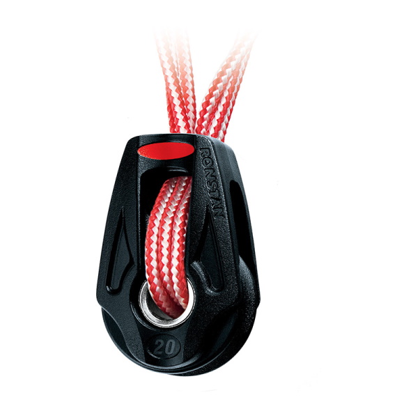 Ronstan Serie 20 Orbit Block™, einscheibig, kugelgelagert Ronstan Serie 20 Orbit Block™, einscheibig, kugelgelagert