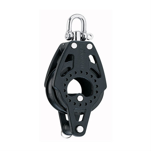 Harken 57 mm Carbo Airblock einfach mit Hundsfott und Wirbel H2601 Harken 57 mm Carbo Airblock einfach mit Hundsfott und Wirbel H2601