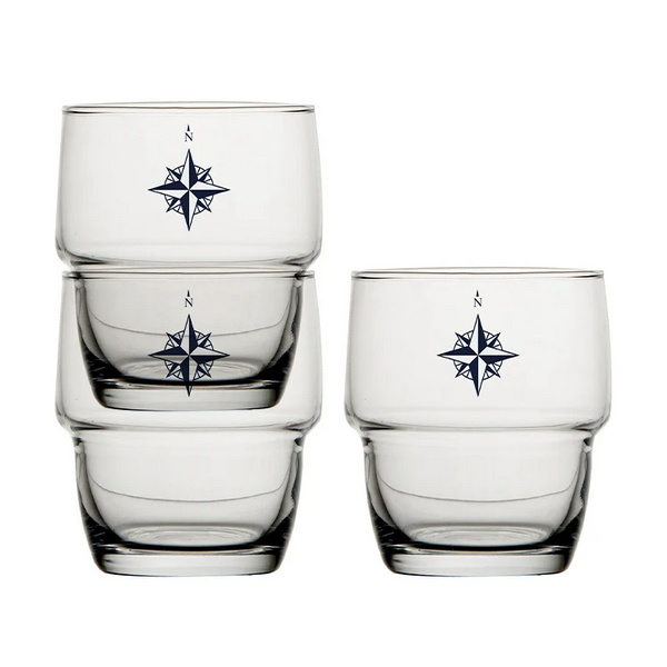 Marine Business Stapelglas "Northwind" 280 ml mit rutschfestem Boden