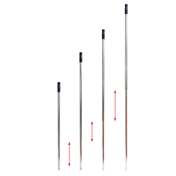 Yachticon Aluminium Stiel für Decksbürsten teleskopierbar 123 - 215 cm Yachticon Aluminium Stiel für Decksbürsten teleskopierbar 123 - 215 cm