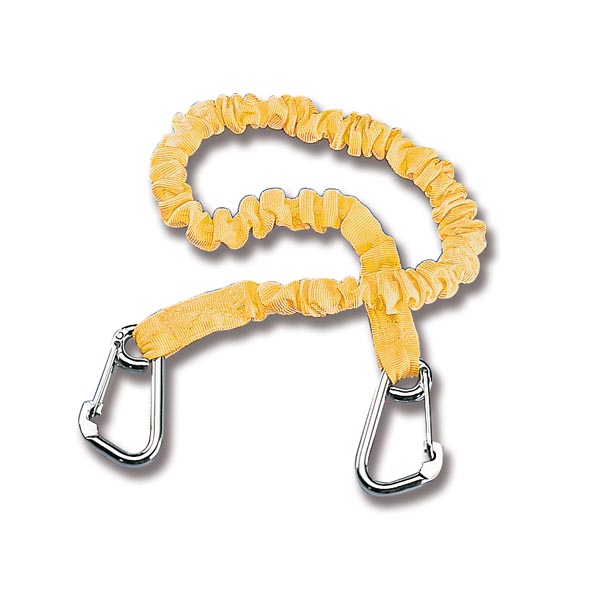 Lifeline mit elastischer Leine und 2 Karabinern Lifeline mit elastischer Leine und 2 Karabinern