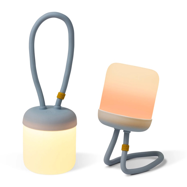 Floppy Slilikon Leuchte alpenblau - wasserdicht